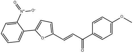 1-(4-Methoxy-phenyl)-3-[5-(2-nitro-phenyl)-furan-2-yl]-propenone Structure