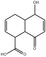 1,4,4A,5,8,8A-HEXAHYDRO-5-HYDROXY-8-OXO-1-NAPHTHALENECARBOXYLIC ACID Structure