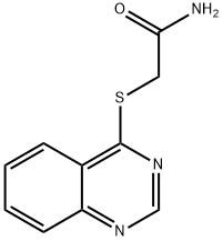 2-(quinazolin-4-ylsulfanyl)acetamide 구조식 이미지