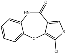 3-Chlorobenzo[b]thieno[3,4-f][1,4]oxazepin-10(9H)-one Structure
