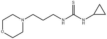 1-cyclopropyl-3-[3-(morpholin-4-yl)propyl]thiourea Structure