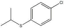 Benzene, 1-chloro-4-[(1-methylethyl)thio]- Structure