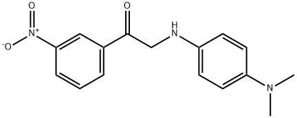 2-((4-(Dimethylamino)phenyl)amino)-1-(3-nitrophenyl)ethanone Structure