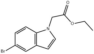 ethyl (5-bromo-1H-indol-1-yl)acetate Structure