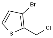 3-bromo-2-(chloromethyl)thiophene Structure