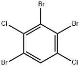 1,3,4-Tribromo-2,5-dichlorobenzene 구조식 이미지