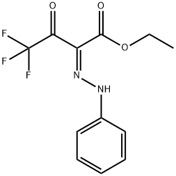 (Z)-ethyl 4,4,4-trifluoro-3-oxo-2-(2-phenylhydrazono)butanoate Structure