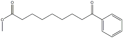 methyl 9-oxo-9-phenylnonanoate 구조식 이미지