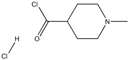 1-methylpiperidine-4-carbonyl chloride hydrochloride Structure