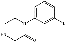 1-(3-Bromo-phenyl)-piperazin-2-one Structure