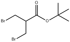 tert-butyl 3-bromo-2-(bromomethyl)propanoate 구조식 이미지