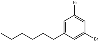 1,3-Dibromo-5-hexylbenzene Structure