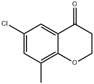 6-CHLORO-8-METHYL-3,4-DIHYDRO-2H-1-BENZOPYRAN-4-ONE Structure