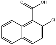 2-chloro-1-naphthoic acid 구조식 이미지