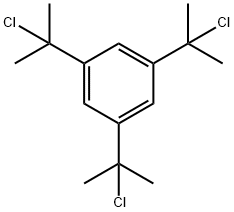 Benzene, 1,3,5-tris(1-chloro-1-methylethyl)- Structure
