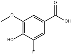 3-fluoro-4-hydroxy-5-methoxybenzoic acid Structure