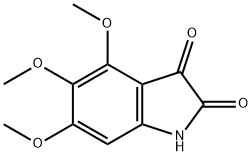 4,5,6-trimethoxyindoline-2,3-dione 구조식 이미지