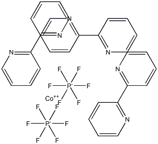 Tris(2,2'-bipyridine)cobalt(II) Bis(hexafluorophosphate) Structure