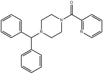 [4-(diphenylmethyl)piperazin-1-yl](pyridin-2-yl)methanone 구조식 이미지