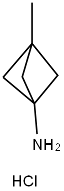 3-Methylbicyclo[1.1.1]pentan-1-aminehydrochloride Structure
