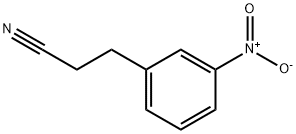 3-(3-Nitro-phenyl)-propionitrile 구조식 이미지