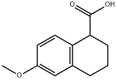 6-Methoxy-1,2,3,4-tetrahydronaphthalene-1-carboxylic acid Structure