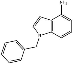 1-Benzyl-1H-indol-4-ylamine 구조식 이미지