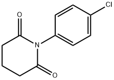 N-(4-CHLOROPHENYL)GLUTARIMIDE Structure