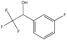 1-(3-Fluorophenyl)-2,2,2-trifluoroethanol 구조식 이미지