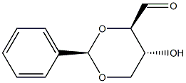 1,3-Dioxane-4-carboxaldehyde, 5-hydroxy-2-phenyl-, (2R,4R,5R)-
 Structure