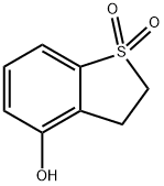 4-hydroxy-2,3-dihydrobenzo[b]thiophene 1,1-dioxide 구조식 이미지