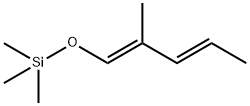Silane, trimethyl[[(1E,3E)-2-methyl-1,3-pentadienyl]oxy]- Structure