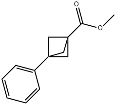 Methyl-3-phenylbicyclo[1.1.1]pentane-1-carboxylate Structure