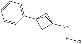 3-Phenylbicyclo[1.1.1]pentan-1-aminehydrochloride Structure