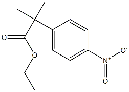 Ethyl 2-methyl-2-(4-nitrophenyl)propionate Structure