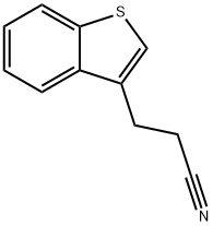 3-(benzo[b]thiophen-3-yl)propanenitrile Structure