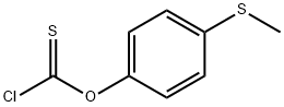 4-(methylthio)phenyl chlorothioformate 구조식 이미지