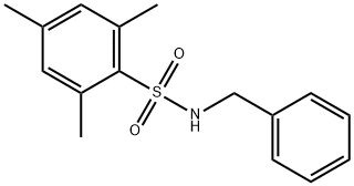 Benzenesulfonamide, 2,4,6-trimethyl-N-(phenylmethyl)- Structure