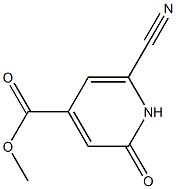 methyl 6-cyano-2-oxo-1,2-dihydropyridine-4-carboxylate Structure