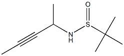 2-methyl-N-(pent-3-yn-2-yl)propane-2-sulfinamide Structure