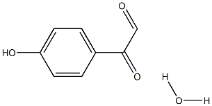 4-Hydroxyphenylglyoxal hydrate Structure
