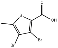 3,4-Dibromo-5-methylthiophene-2-carboxylic acid Structure
