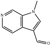 1-methyl-1H-pyrrolo[2,3-c]pyridine-3-carbaldehyde Structure