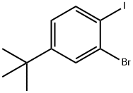 2-Bromo-4-tert-butyl-1-iodo-benzene Structure