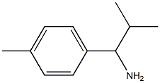 2-METHYL-1-(4-METHYLPHENYL)PROPYLAMINE Structure