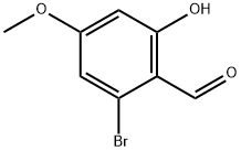 2-bromo-6-hydroxy-4-methoxybenzaldehyde 구조식 이미지