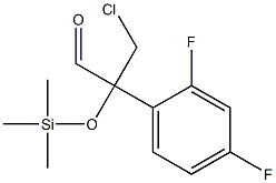 3-chloro-2-(2,4-difluorophenyl)-2-(trimethylsilanyloxy)propionaldehyde 구조식 이미지