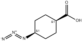 cis-4-Azidocyclohexane carboxylic acid 구조식 이미지