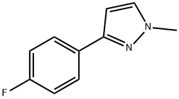 3-(4-fluorophenyl)-1-methyl-1H-pyrazole Structure