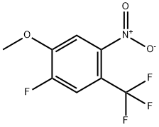 1-fluoro-2-methoxy-4-nitro-5-(trifluoromethyl)benzene Structure